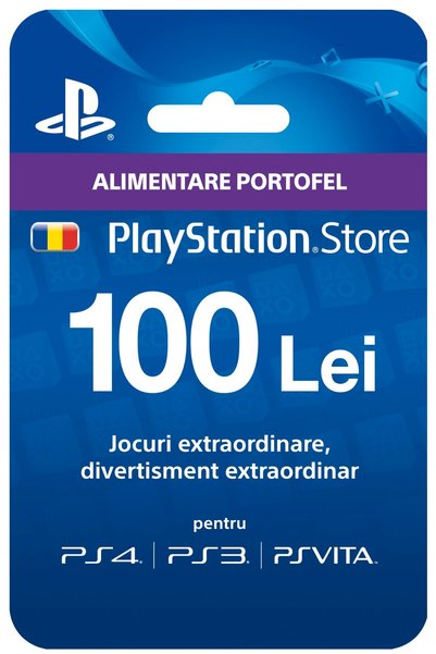 Playstation Card cadou 100 RON