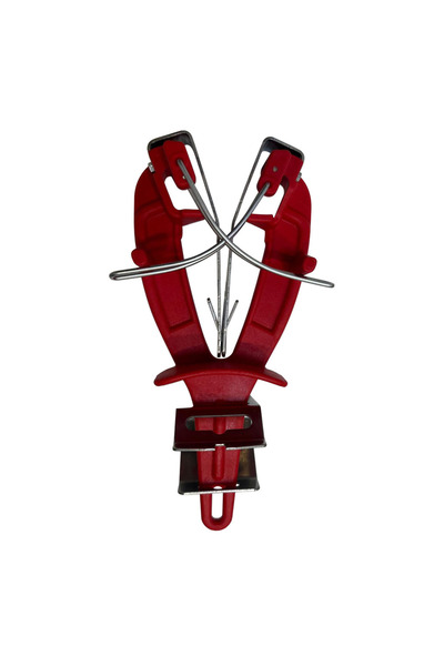 PİRGE Knife sharpening device, butterfly design, "Butcher's", Red -