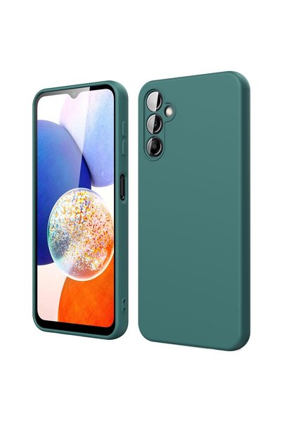 OEM Husă pentru Samsung Galaxy A15 Liquid Silicone, Protecție Antișoc, Verde