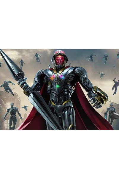 OEM Αφίσα Vision Ultron What If 4k, 61x90 εκ., poster10524