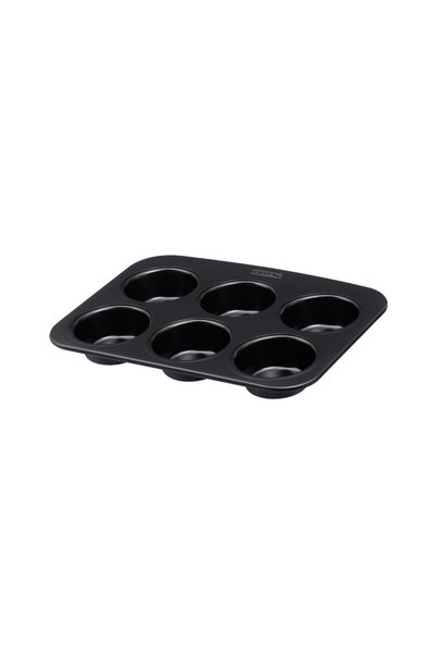 Pyrex Тава за мъфини с 6 гнезда, метална, GLIDE