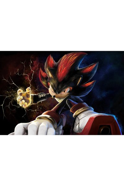OEM Poster Black Shadow din Sonic The Hedgehog 3, 61x90 cm, poster10413