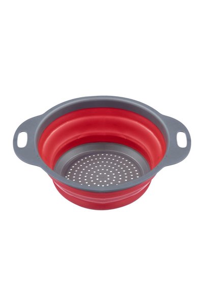 WESTMARK Collapsible strainer, plastic, 22 cm, "Maxi", red -