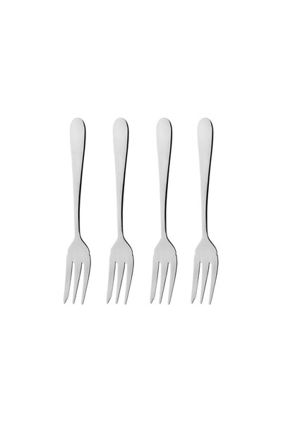 Grunwerg Set of 4 'Windsor' dessert forks, stainless steel -
