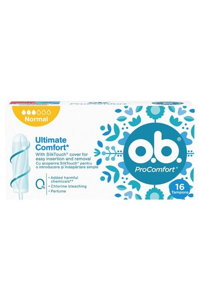 o.b. ProComfort Κανονικοί εσωτερικοί ταμπόν χωρίς απλικατέρ για ελαφριά έως μ...