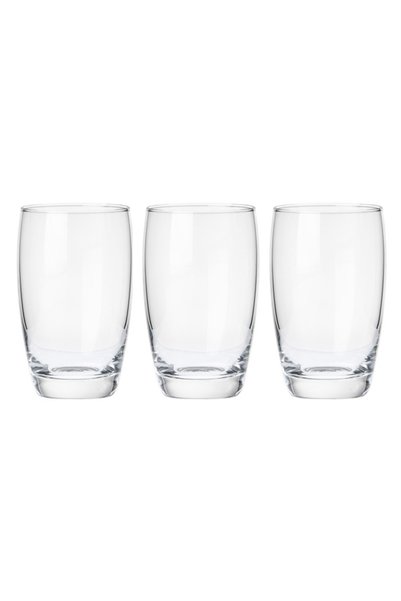 Borgonovo 3-piece water glass set, 330 ml, made of glass, Aurelia -