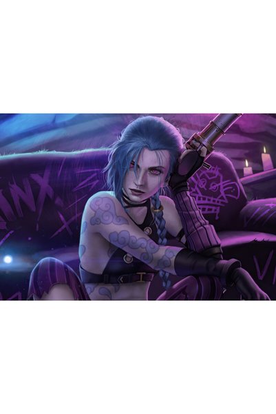 OEM Αφίσα Jinx Arcane League Of Legends, 61x90 εκ., poster10047