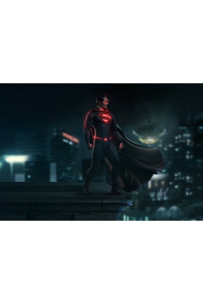 OEM Poster Superman Gardianul Nopții deasupra Metropolisului, 61x90 cm, poste...
