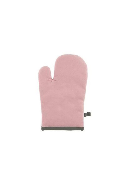TISECO Oven glove, made of cotton, 18 x 28 cm, Soft Pink -