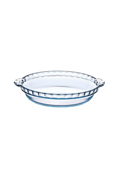 Pyrex Tart dish, with handles, heat-resistant glass, 26x23cm/1.3L -