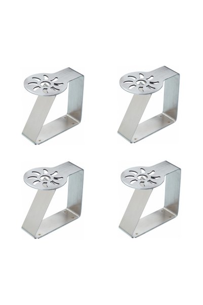 Kitchen Craft Σετ 4 κλιπ τραπεζομάντηλου από ανοξείδωτο ατσάλι - από