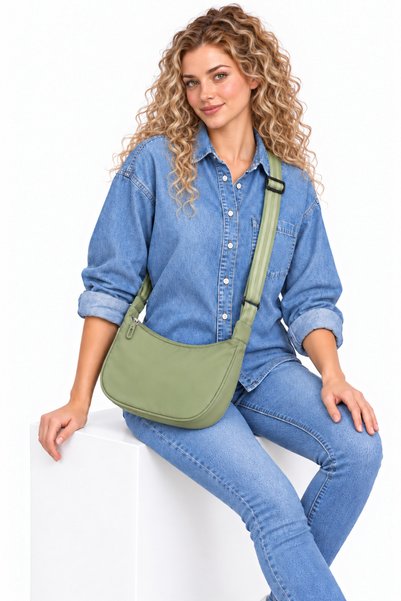 Çınka Bags حقيبة كتف صغيرة للاستخدام اليومي وحقيبة كروس مع حزام كتف قابل للتعديل