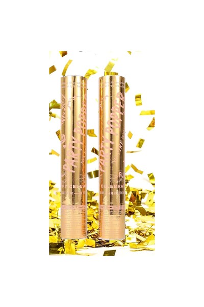 OEM Tun Confetti Petrecere, , Lungime 30 cm, Auriu