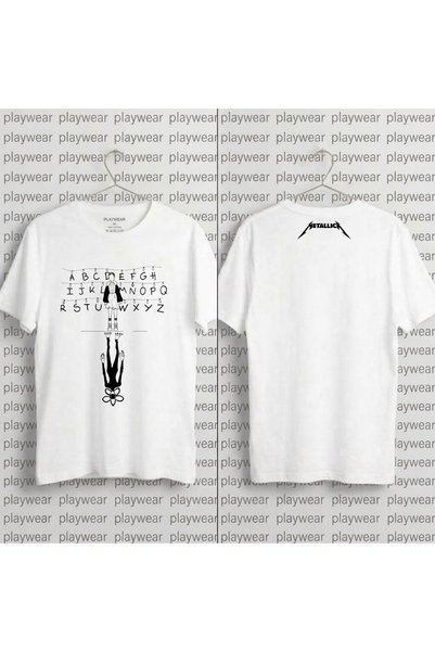 playwear Μπλουζάκι Metallica-αλφάβητο 100% βαμβακερό με λαιμόκοψη