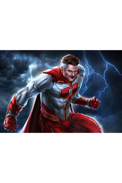 OEM Poster Omni Man Sketch Art 4k, 61x90 cm, poster11225