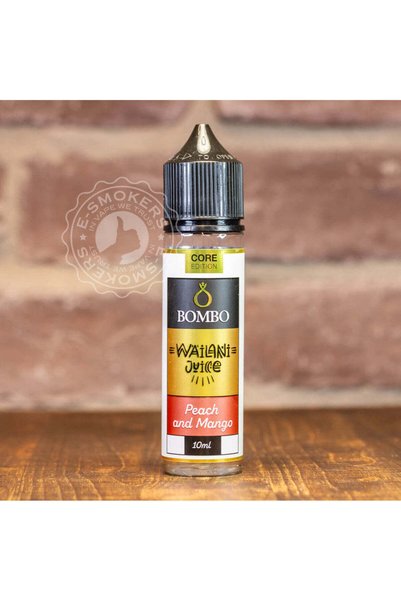 Bombo Liquids Μπόμπο - Χυμός Γουαϊλάνι Ροδάκινο και Μάνγκο Έκδοση Core 10ml/60ml