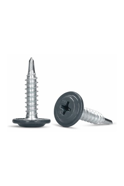 Prallco Set of 500 pcs. Self-drilling screw washer head 4.2x13 mm RAL7016