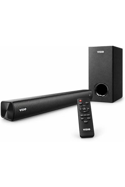 3DIVISION ساوند بار VISIO VSB210 للتلفزيون مع مضخم صوت سلكي، نظام صوت منزلي 2...