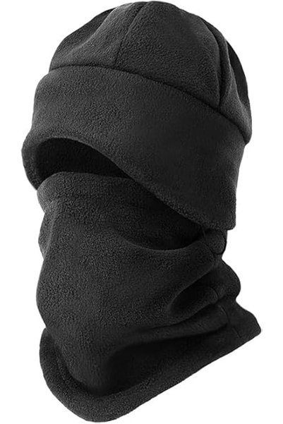 Generic Winter Beanie Hat and Scarf Set, Knit Ear Flap Cap for Men and Women