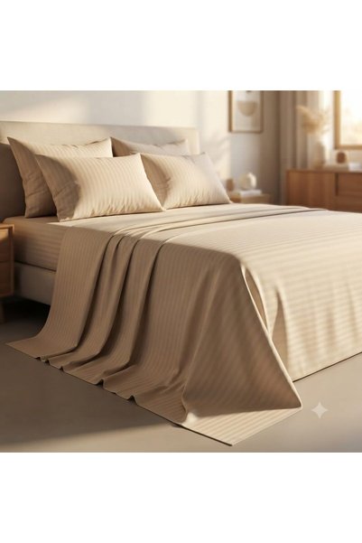 Generic Luxury 3-Piece Turkish Cotton Bedsheet Set – 300 Thread Count, Elegan...