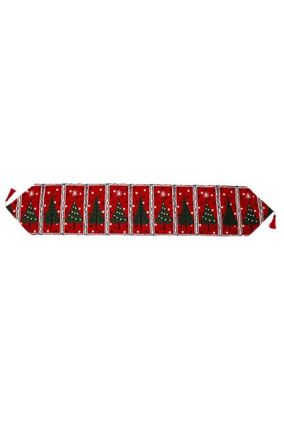 Generic Brand Decorative Table Runner , Christmas Tree Pattern, Christmas The...