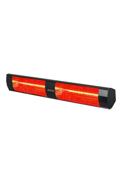 Halogen Black Twin 3000W (2x1500W) Çift Lambalı Halojen Infrared Dış Mekan Isıtıcı Balkon Teras Kafe