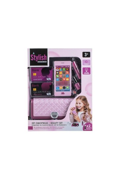 Jumbo Set Geanta cu Accesorii & Telefon Mobil cu Sunet & Lumina - 8 piese