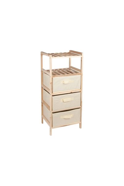 OEM Etajera cu Sertare din Lemn 5 Nivele 32x26x76cm