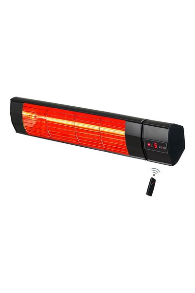 Halogen Black Pro Plus 3000W Kumandalı Halojen Infrared Dış Mekan Isıtıcı Balkon Teras Kafe