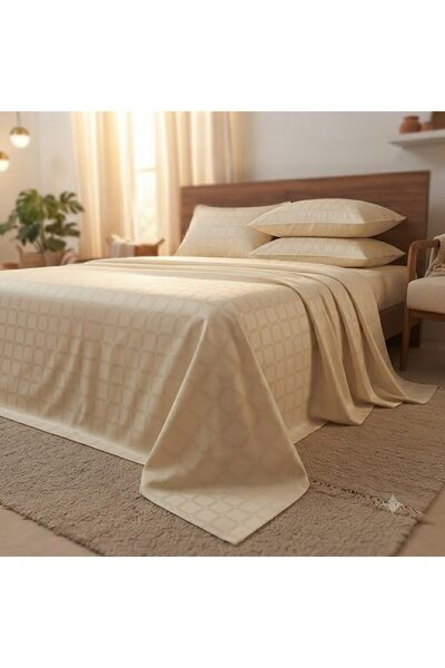 Generic Luxury 3-Piece Turkish Cotton Bedsheet Set – 300 Thread Count, Elegan...