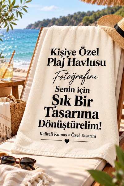 HiraEv Kişiye Özel Battaniye Fotoğrafını Gönder Biz Baskıya Dönüştürelim Plaj...