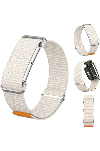 BOOMBOOMBOOM حزام من النايلون متوافق مع Fitbit Air، حزام منسوج قابل للتنفس مع...