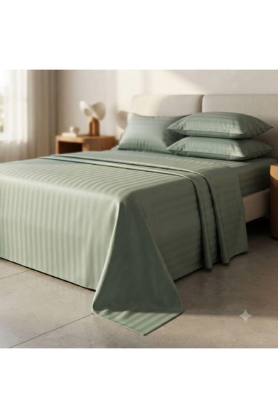 Generic Luxury 3-Piece Turkish Cotton Bedsheet Set – 300 Thread Count, Elegan...