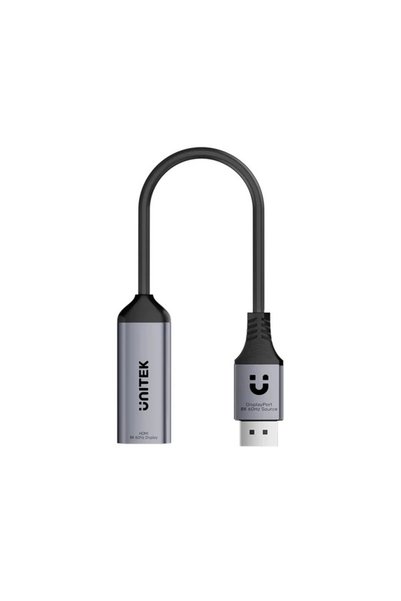 Unitek محول منفذ العرض إلى HDMI بدقة 8K وتردد 60 هرتز (V1617AGY01)
