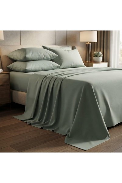 Generic Luxury 3-Piece Turkish Cotton Bedsheet Set – 300 Thread Count, Elegan...
