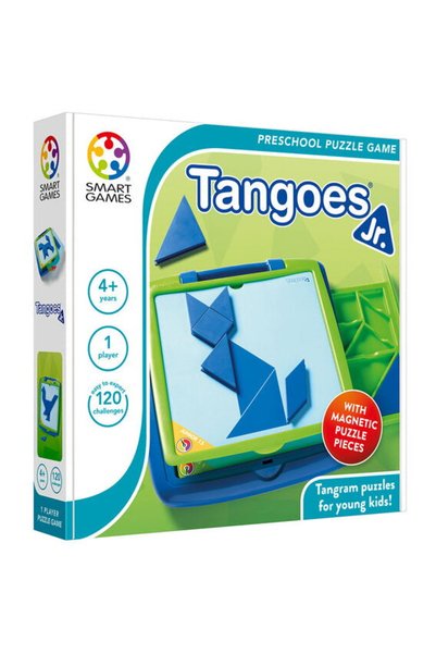 Smart Games Παιχνίδι λογικής με 120 προκλήσεις, - Tangoes Jr., για ηλικίες 4+...