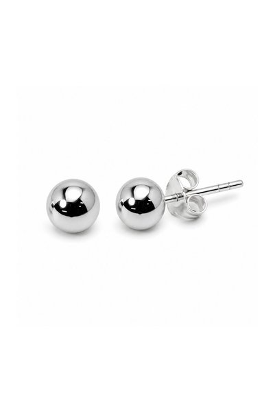 OEM Cercei Tip Stud din Argint 925, Jolie Silver, Model Biluțe, Finisaj Lucio...