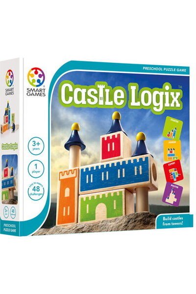 Smart Games Παιχνίδι λογικής με 48 προκλήσεις, - Castle Logix, 3+ ετών, διεθν...