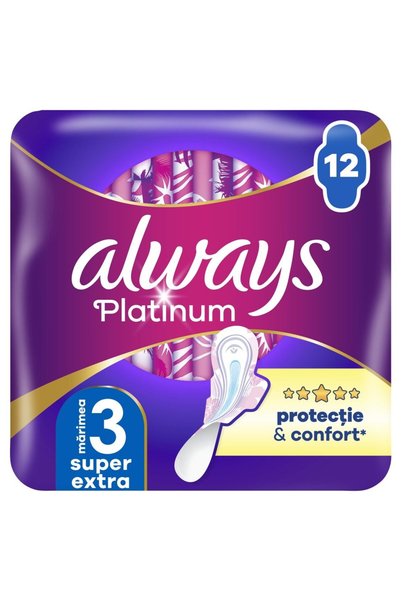 Generic Brand Absorbante Always, 12 bucăți Platinum Ultra Night