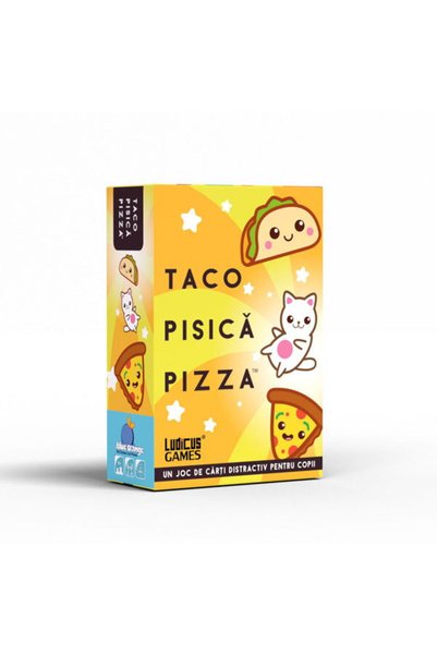 Blue Orange Joc de carti Blue Orange, Taco Pisica Pizza, pentru copii, limba ...