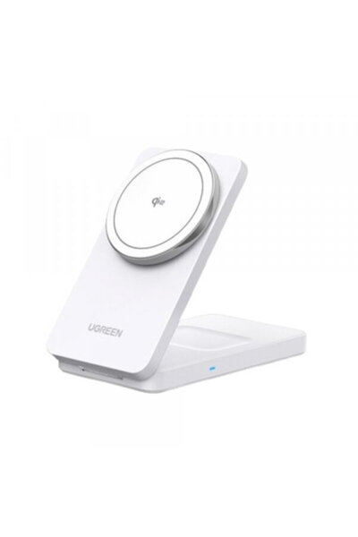 Ugreen Безжично зарядно Retea W706 2в1, 20W, 1.67A, Бяло