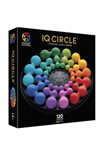 Smart Games Παιχνίδι λογικής με 120 προκλήσεις, - IQ Deluxe - Κύκλος, 14+ ετώ...