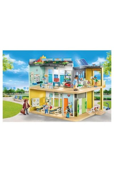 Playmobil City Life 71327, Scoala Mare, Multicolor