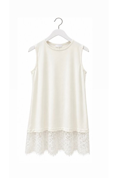 The Hench Sleeveless Lace Detail Tunic