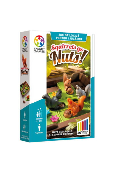 Smart Games Παιχνίδι λογικής με 80 προκλήσεις, - Σκίουροι σε έκσταση, για 6+ ...
