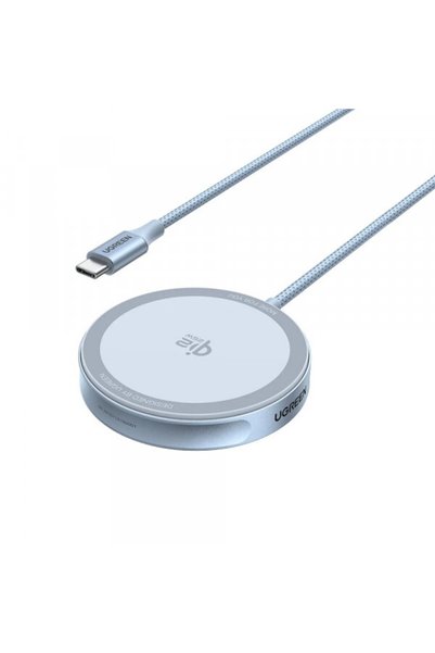 Ugreen Incarcator Retea Wireless MagFlow, 25W, Albastru