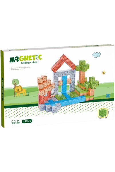 Bufnitel Magnetic cubes - In nature 119 pieces (2 cm)