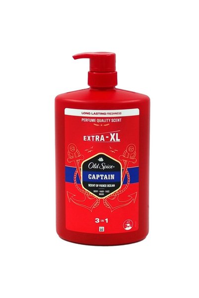 Generic Brand Gel de duș Old Spice, Șampon 1 L 3 în 1 Captain