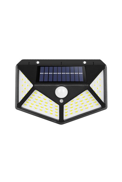 Generic Brand Solar-powered outdoor lamp, 100 LED with induction distance, 4-...