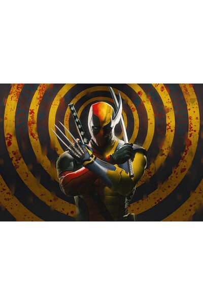 OEM Αφίσα Deadpool και Wolverine Πολεμιστές Προνομιακοί, 61x90 εκ., poster12204